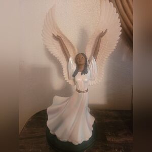African American Angel Exalt His Name by Steven Davis